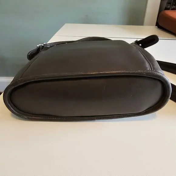 Vintage Coach Slim Duffle Sac Bag 9816 Leather Purse - Picture 8 of 13